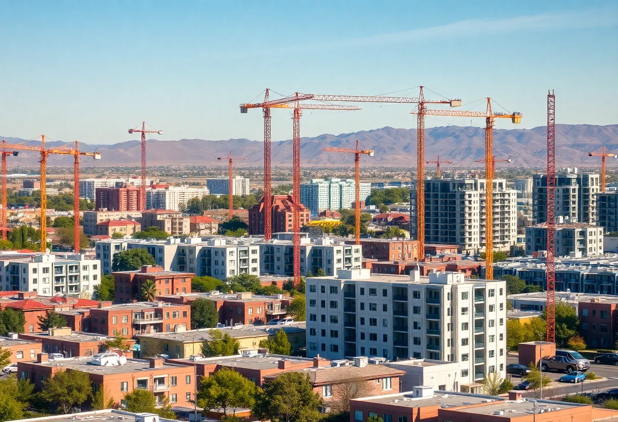 Overview of Carson City's residential construction sites