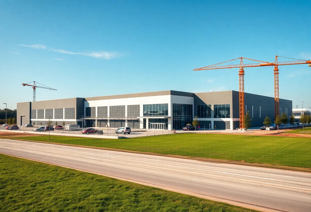 New manufacturing facility of GCP Paper in New Caney, Texas