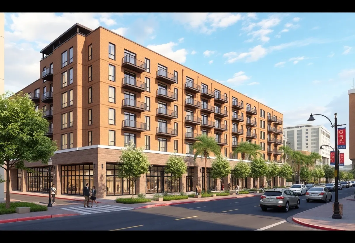 Conceptual view of the Waverly and Westmore development in downtown Pensacola