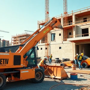 Construction site benefiting from new tax legislation