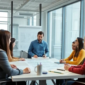 Gale Associates team in a Florida office meeting