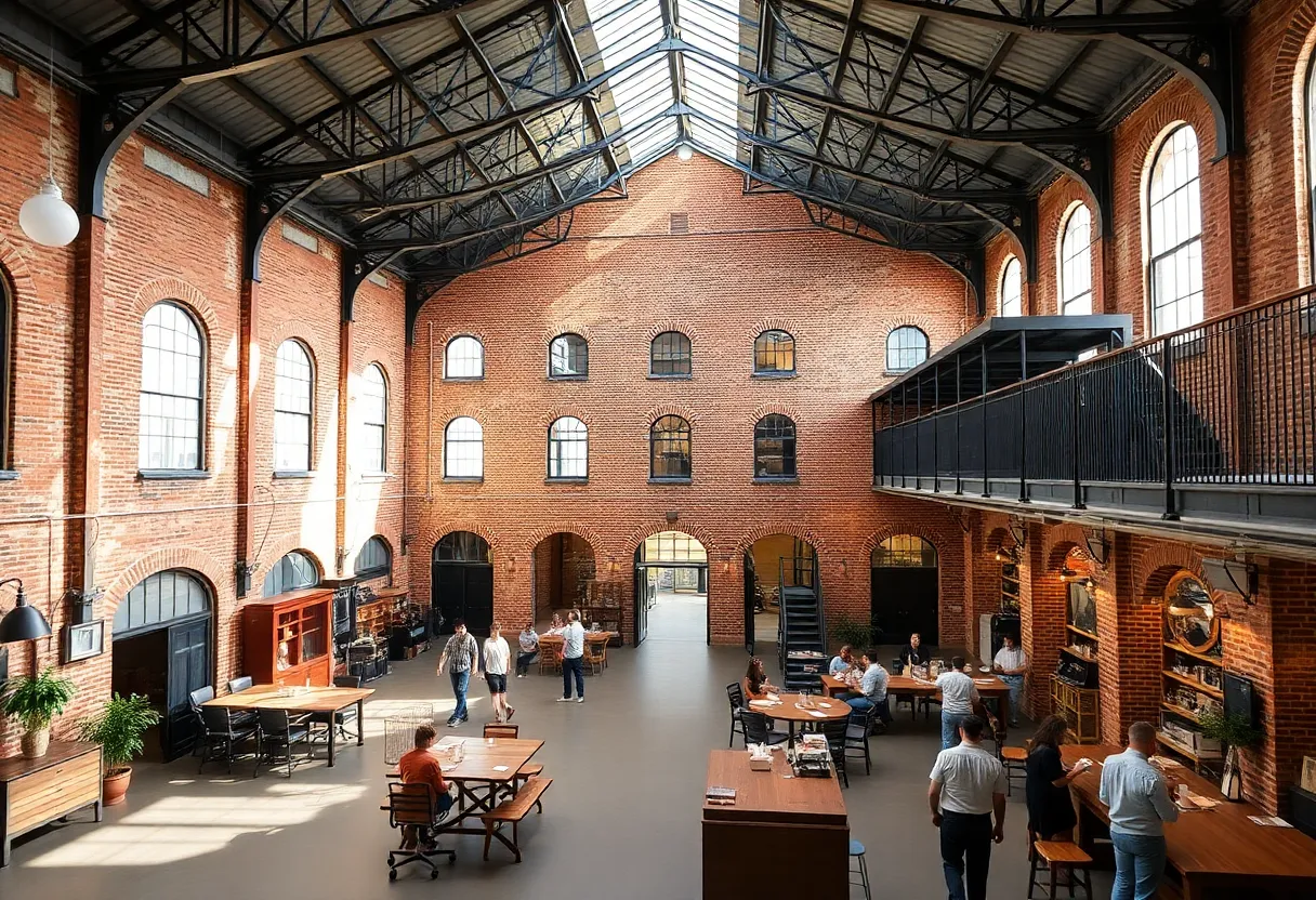 Historic warehouse in Savannah after renovation