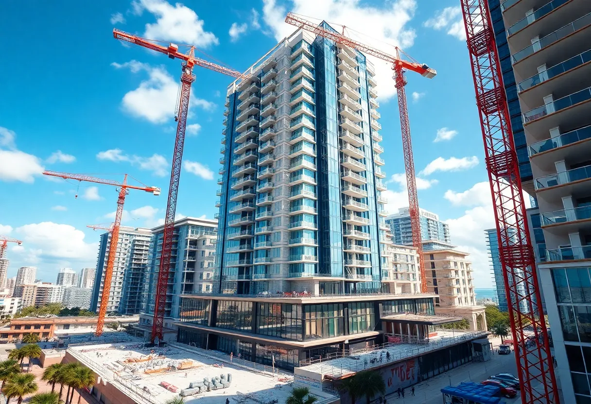 Construction of Southpointe Vista Phase II in Miami-Dade County