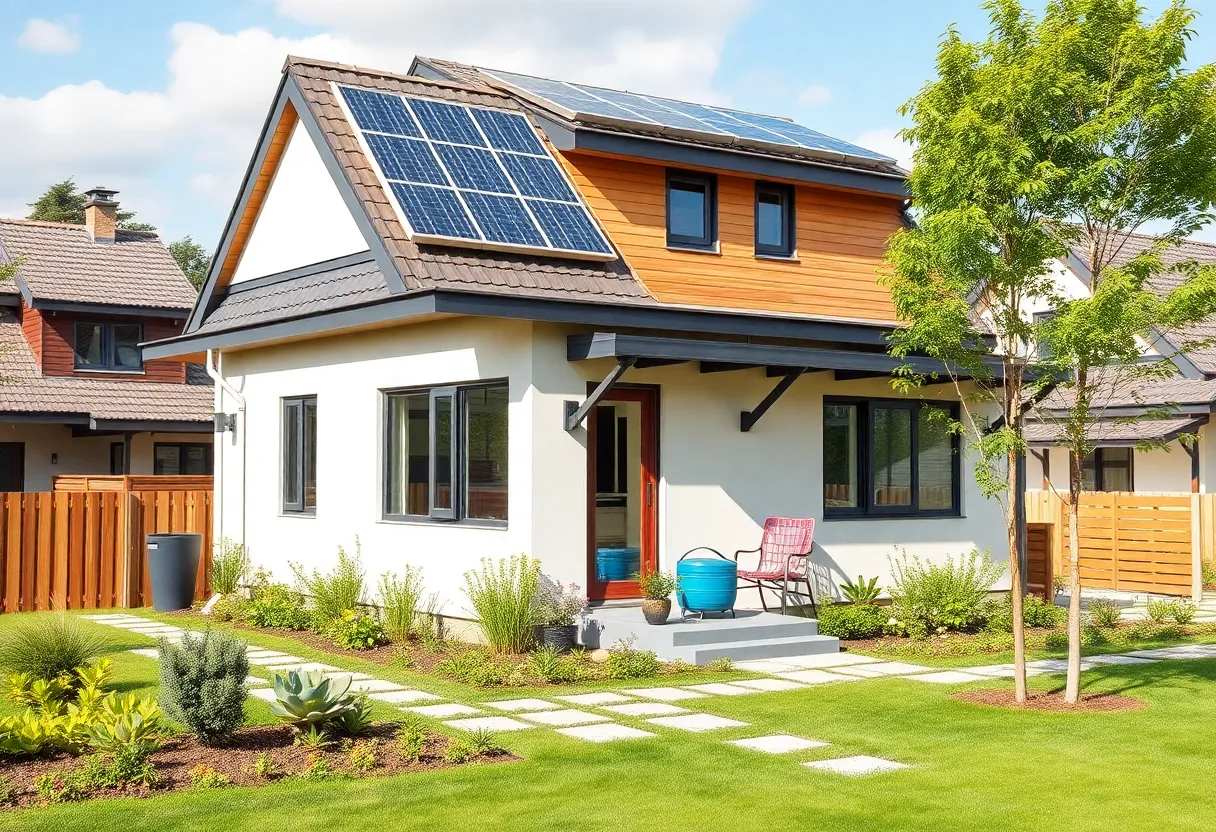 Eco-friendly home design for affordable housing