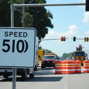 Speed tables in Savannah's construction zones for improved traffic management