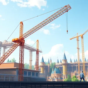 Construction at Universal Orlando's Islands of Adventure