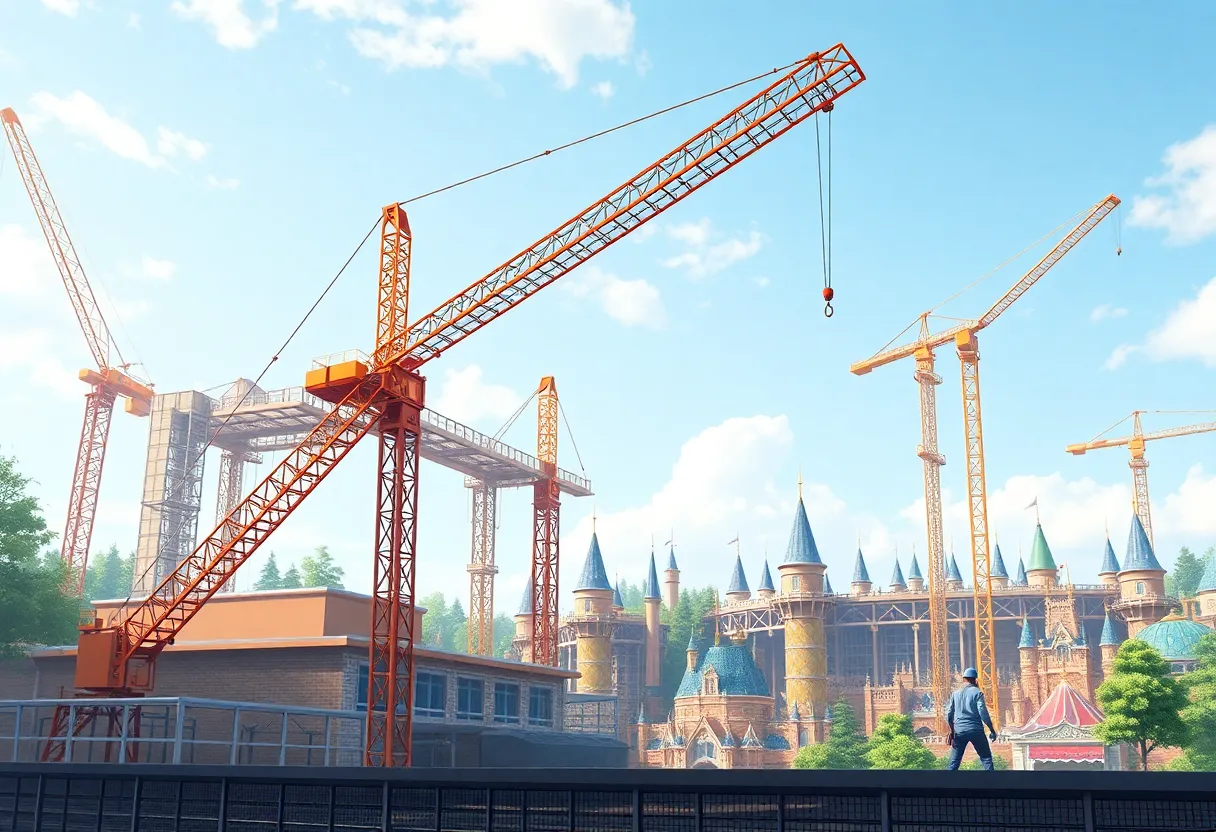 Construction at Universal Orlando's Islands of Adventure